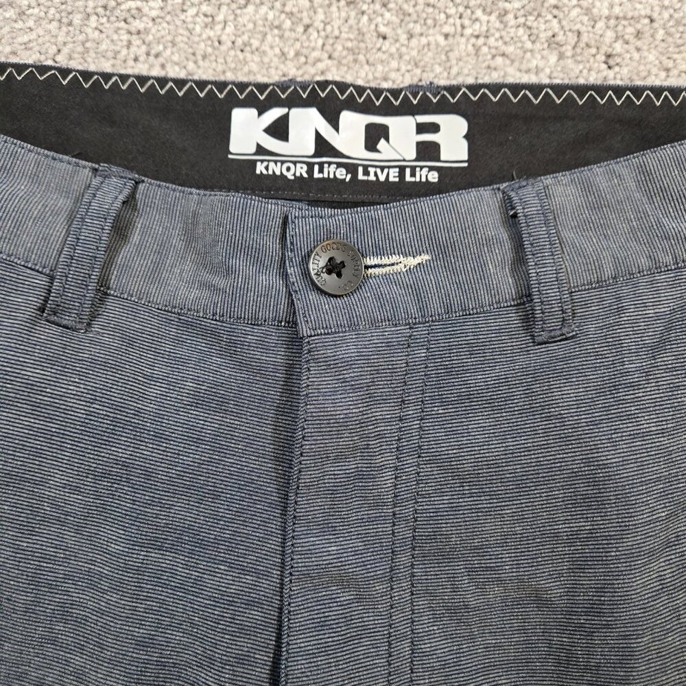 KNQR Shorts Mens 30 Gray Quick Dry 4Way Stretch Regular Fit Low Waist Comfort